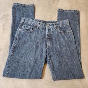 Ermenegildo Zegna Mens Sz 32 Straight Fit Blue Denim Jeans Designer Casual Pants